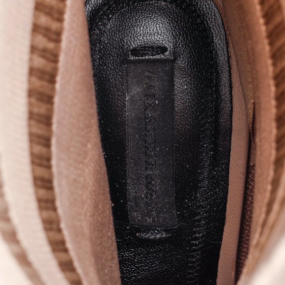 Alexander Wang Peep-Toe Cat Sock Booties in Nude - Picture 9 of 9